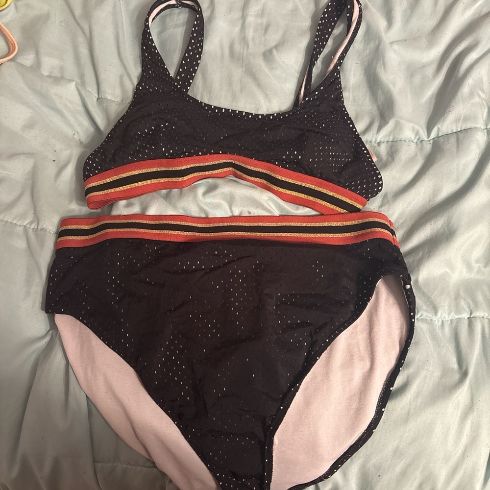 Black And Gold Bikini